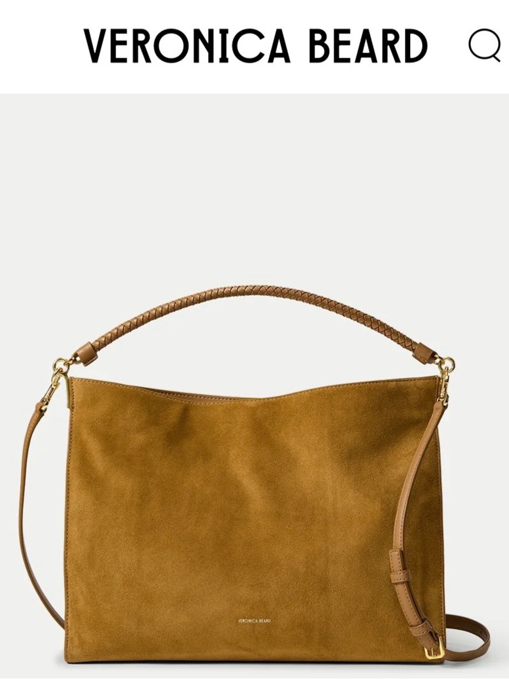 Veronica Beard Suede Shoulder Bag
